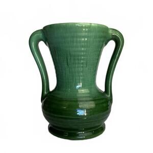 Koenig 1920-30 Early HAEGER Art Pottery VASE 2 Handles Glaze Deco